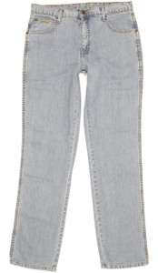 Wrangler Texas Men Blue Straight Regular Jeans W33 L34 (102131)