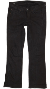 G-Star 3301 Women Black Bootcut Slim Stretch Jeans W32 L31 (102270)