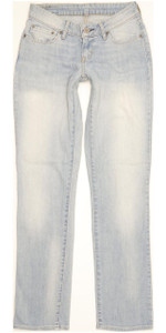 Levi's Women Blue Straight Slim Stretch Jeans W26 L32 (102492)
