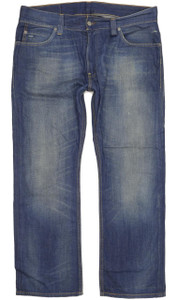 Levi's 506 Men Blue Straight Regular Jeans W37 L29 (102522)