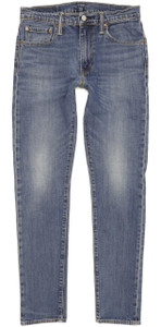 Levi's 512 Men Blue Tapered Slim Stretch Jeans W32 L32 (102533)