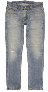Levi's 511 Men Blue Straight Slim Stretch Jeans W31 L31 (102782)