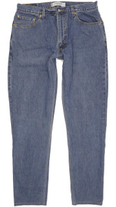 Levi's 505 Men Blue Straight Regular Jeans W35 L31 (103036)