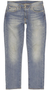 Levi's 511 Men Blue Straight Slim Stretch Jeans W30 L30 (103574)