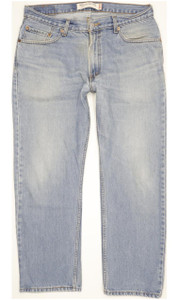 Levi's 505 Men Blue Straight Regular Jeans W34 L28 (103543)