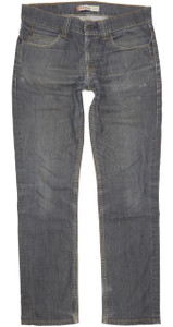 Levi's 511 Men Blue Straight Slim Stretch Jeans W34 L33 (103632)