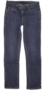 Levi's Women Blue Straight Slim Stretch Jeans W28 L30 (103682)