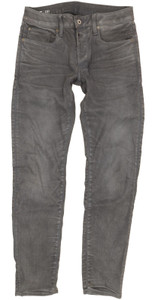 G-Star 3301 Men Grey Straight Slim Stretch Jeans W30 L33 (103903)