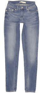 Levi's Women Blue Skinny Slim Stretch Jeans W24 L30 (103934)