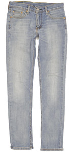 Levi's 511 Men Blue Straight Slim Stretch Jeans W30 L33 (104032)