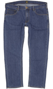 Lee Daren Men Blue Straight Slim Stretch Jeans W38 L29 (104048)