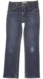 Levi's 627 Women Blue Straight Slim Stretch Jeans W31 L30 (104279)