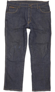 Wrangler Men Blue Straight Regular Jeans W38 L30 (104122)