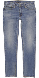 Levi's 511 Men Blue Straight Slim Stretch Jeans W33 L34 (104183)