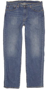 Levi's 751 Men Blue Straight Regular Stretch Jeans W36 L33 (104237)