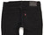 Levi's 511 Men Black Straight Slim Stretch Jeans W30 L29 (103357)