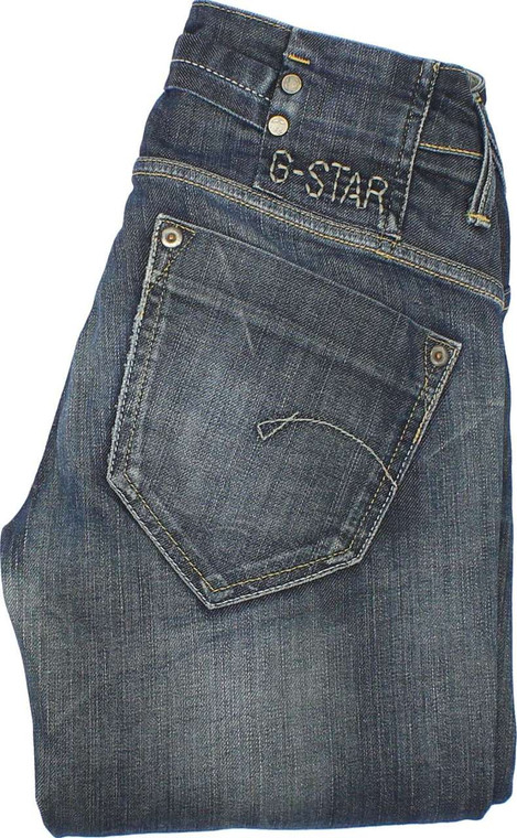 G-Star Midge Womens Blue Straight Stretch Jeans W25 L32 image 1