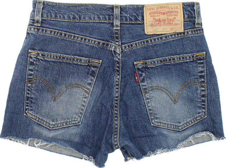 Levi's 525 Hot Pants W28 L9.5 Denim Shorts in Good used conditionplease note there are no front pockets. Fast & Free UK Delivery. Buy with confidence from Fabb Fashion. image 1