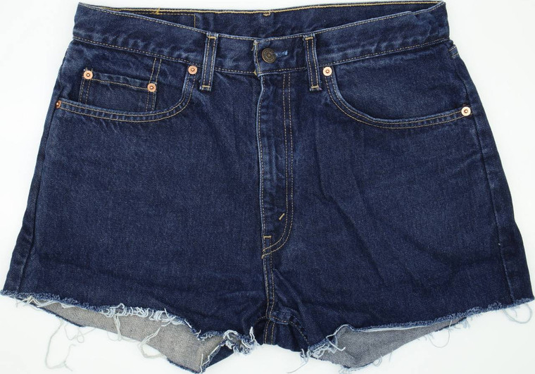 Levi's 551 Hot Pants W34 L13 Denim Shorts in Good used conditionplease note the shorts are light denim. Fast & Free UK Delivery. Buy with confidence from Fabb Fashion. image 1