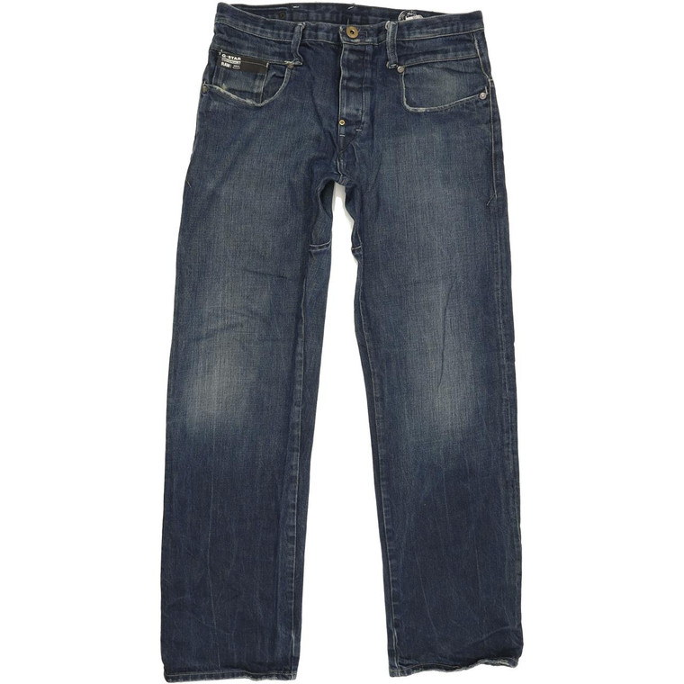 G-Star Blade Kraft Embro Straight Loose W32 L30 Jeans in Good used conditionplease note the legs have been shortened to 30". Fast & Free UK Delivery. Buy with confidence from Fabb Fashion. image 1