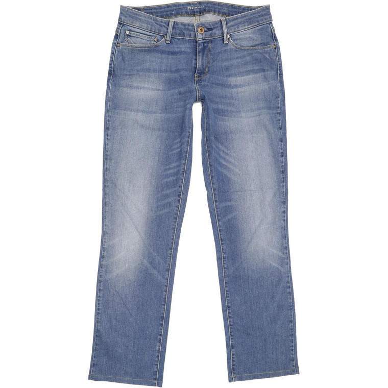 Levi's Demi Curve Straight Slim W29 L28 Jeans in Good used conditionplease note the legs have shortened to 28". Fast & Free UK Delivery. Buy with confidence from Fabb Fashion. image 1