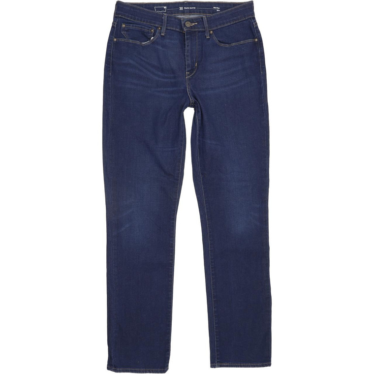 Levi's Demi Curve Straight Slim W30 L29 Jeans in Good used conditionPlease note the actual inside leg measurement is 29". Fast & Free UK Delivery. Buy with confidence from Fabb Fashion. image 1