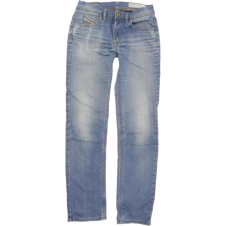 Diesel Faithlegg Straight Regular W25 L30 Jeans in Good used conditionwith mark to the leg, due to style the waist measures 27". Fast & Free UK Delivery. Buy with confidence from Fabb Fashion. image 1