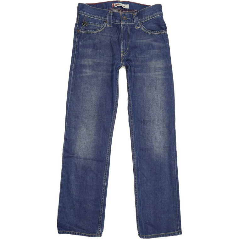 Levi's 506 Straight Regular W31 L31 Jeans in Good used conditionPlease note the actual inside leg measurement is 31". Fast & Free UK Delivery. Buy with confidence from Fabb Fashion. image 1