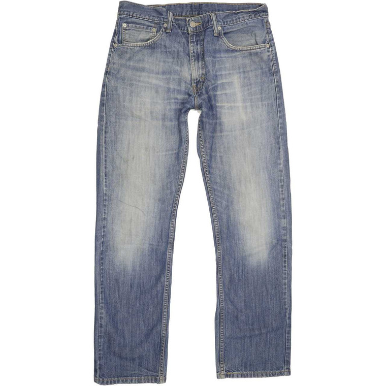 Levi's 505 Straight Regular W33 L31 Jeans in Good used conditionwith marks to the front legs and actual inside leg mesurement is 31". Fast & Free UK Delivery. Buy with confidence from Fabb Fashion. image 1