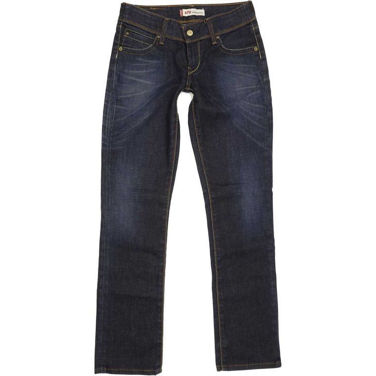 Levi's 470 Straight Slim W28 L31 Jeans in Good used conditionPlease note the actual inside leg measurement is 31". Fast & Free UK Delivery. Buy with confidence from Fabb Fashion. image 1