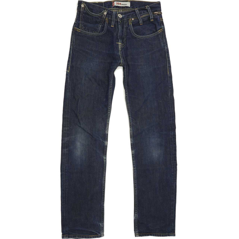 Levi's 504 Straight Regular W28 L30 Jeans in Good used conditionplease note the legs have been shortened to 30". Fast & Free UK Delivery. Buy with confidence from Fabb Fashion. image 1