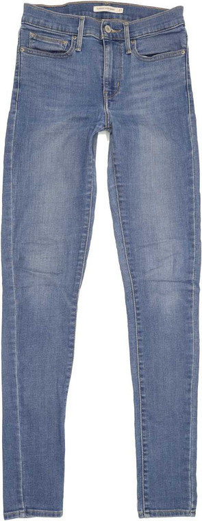 Levi's Slimming Super Skinny Regular W27 L32 Jeans in Good used conditionwith some wear to the crotch. Fast & Free UK Delivery. Buy with confidence from Fabb Fashion. image 1