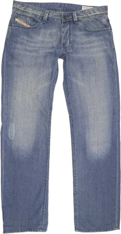 Diesel Larkee 0R60K Straight Regular W35 L33 Jeans in Good used conditionPlease note the actual measurement is W35" L33". Fast & Free UK Delivery. Buy with confidence from Fabb Fashion. image 1