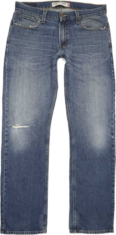 Levi's 514 Straight Slim W34 L34 Jeans in Good used conditionwith rip to the right knee and some wear to the front pocket. Fast & Free UK Delivery. Buy with confidence from Fabb Fashion. image 1