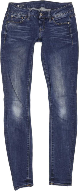 G-Star 3301 Low Women Blue Skinny Slim Stretch Jeans W27 L31 (85475)