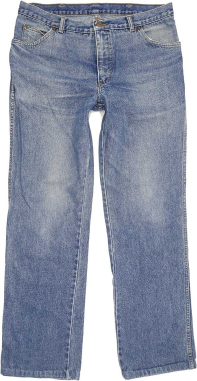 Wrangler Men Blue Straight Regular Jeans W37 L32 (85699)