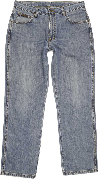 Wrangler Men Blue Straight Regular Jeans W32 L30 (85710)