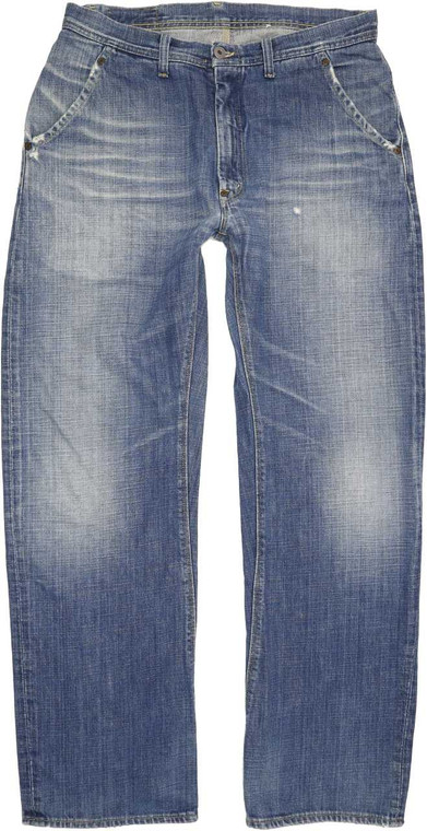 Replay Men Blue Straight Regular Jeans W33 L32 (85934)