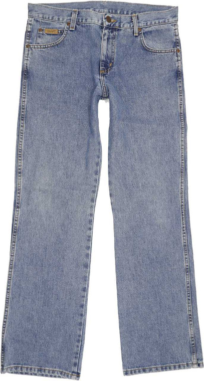 Wrangler Men Blue Straight Regular Jeans W32 L32 (86046)