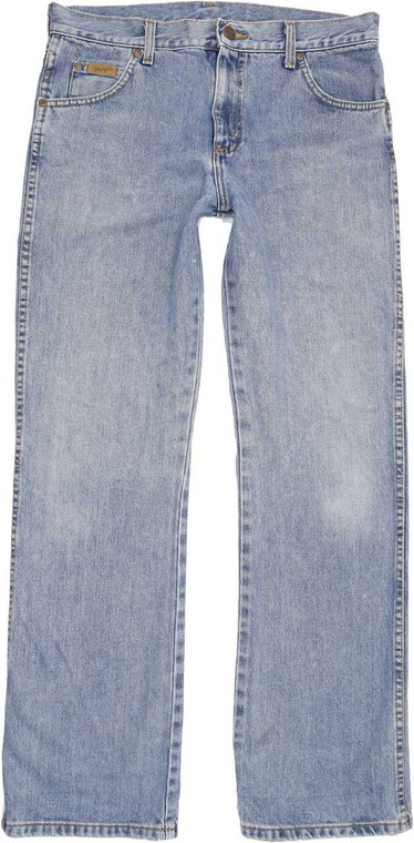 Wrangler Men Blue Straight Regular Jeans W32 L32 (86053)