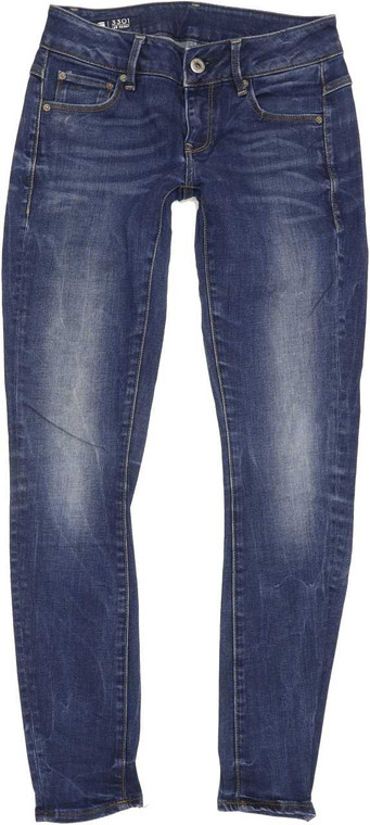 G-Star 3301 Women Blue Skinny Slim Stretch Jeans W24 L27 (86314)