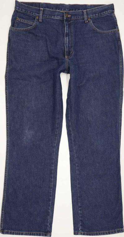 Wrangler Men Blue Straight Regular Jeans W38 L31 (86577)