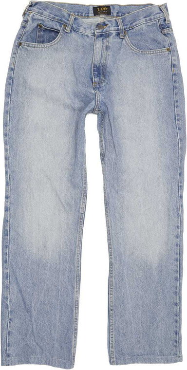 Lee Chicago Men Blue Straight Regular Jeans W34 L28 (86829)