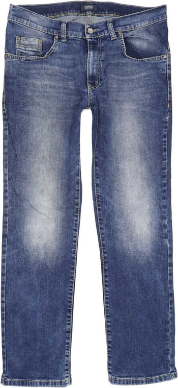 Pioneer Rando Men Blue Straight Regular Stretch Jeans W34 L30 (86957)