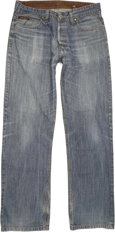 Wrangler Men Blue Straight Regular Jeans W33 L31 (87012)