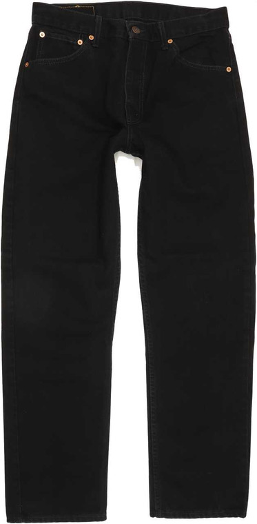 Levi's 521 Men Black Straight Regular Jeans W32 L29 (86969)
