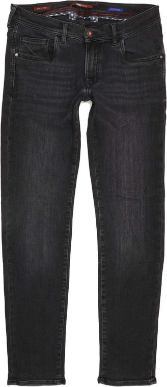 Pioneer Ryan Men Black Straight Regular Stretch Jeans W34 L33 (86927)