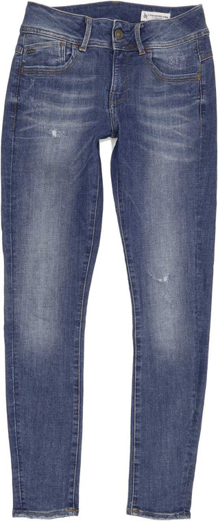 G-Star Lynn d-Mid Women Blue Skinny Regular Stretch Jeans W28 L30 (86937)