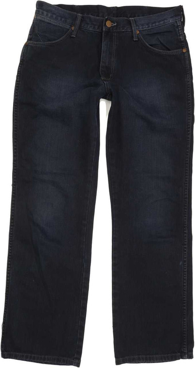 Wrangler Alaska Men Blue Straight Regular Jeans W32 L29 (86946)