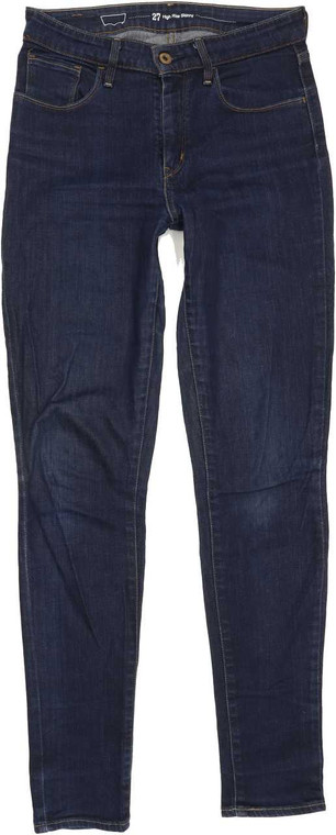 Levi's High Rise Women Blue Skinny Stretch Jeans W27 L31 (87173)